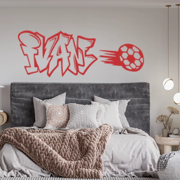 Sticker Ivane Graffiti Football
