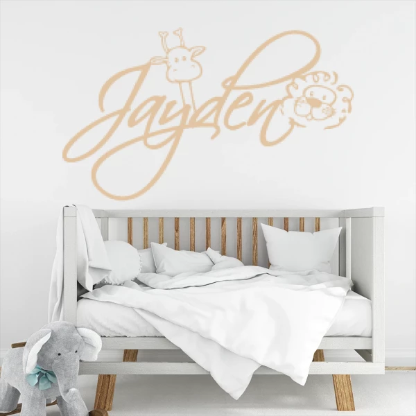 Sticker Jayden Script Savane