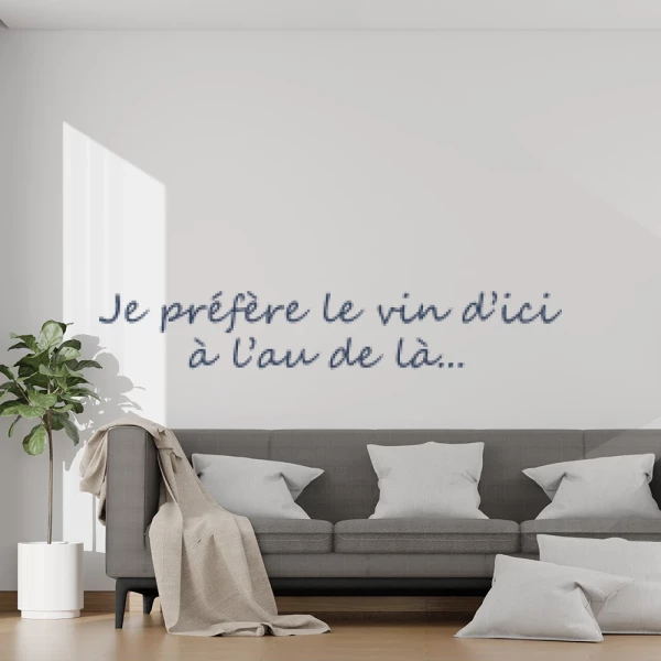 Sticker Je préfère le vin 2...