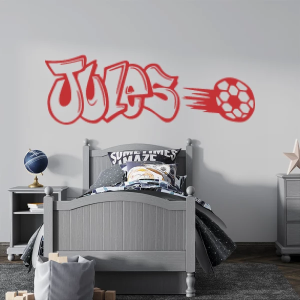 Sticker Jules Graffiti Football
