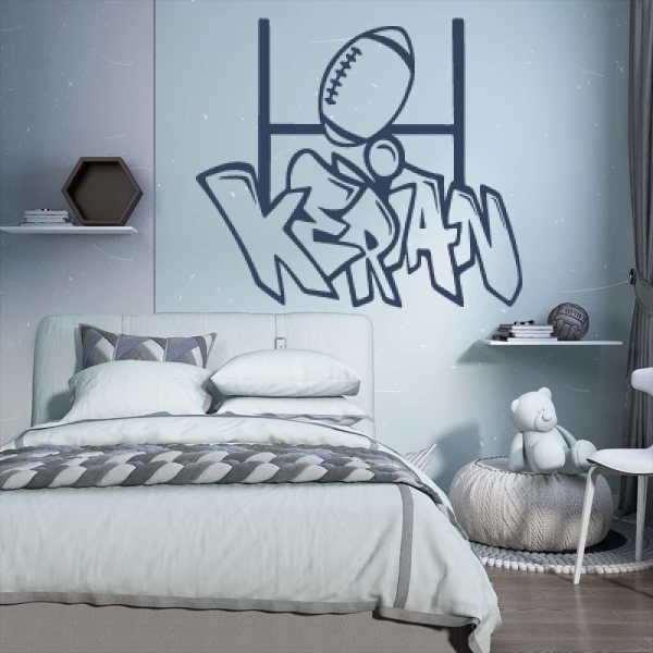 Sticker Kerian Graffiti Rugby