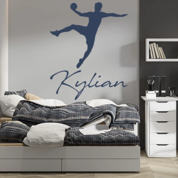 Sticker Kylian Handball Silhouette