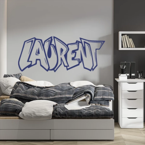 Sticker Laurent Graffiti