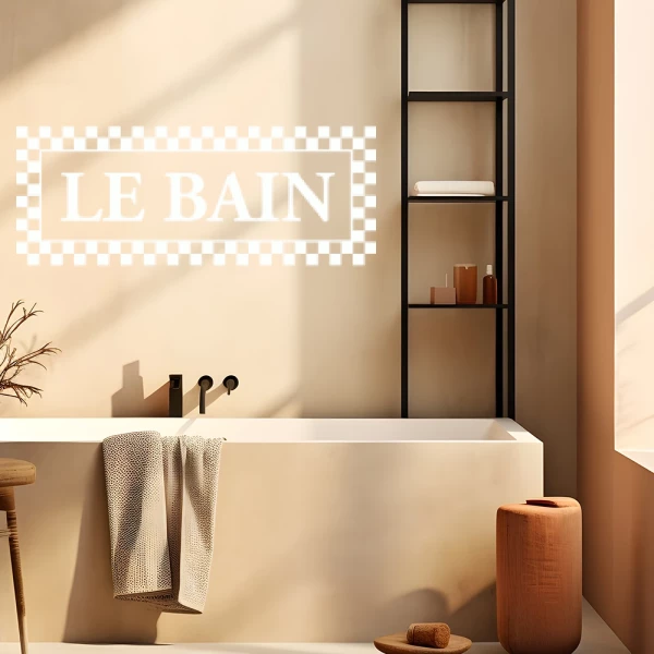 Sticker Le Bain