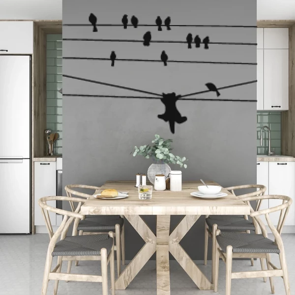 Sticker Le Chat Funambule