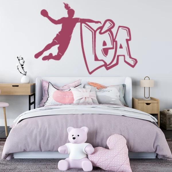 Sticker Léa Graffiti Handball
