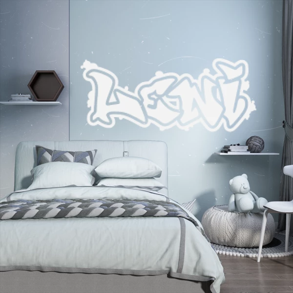 Sticker Leni Graffiti Contours