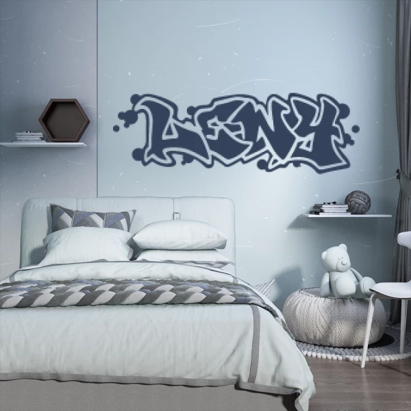 Sticker Leny Graffiti Contours
