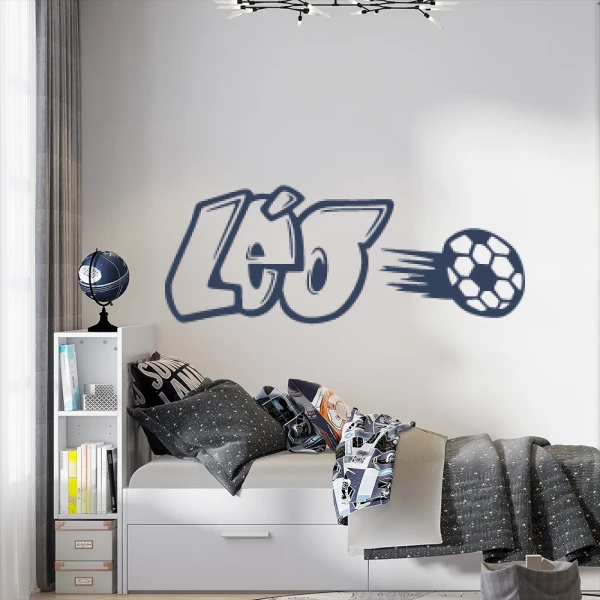 Sticker Léo Graffiti Football