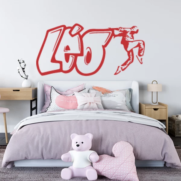 Sticker Léo Graffiti Hip Hop