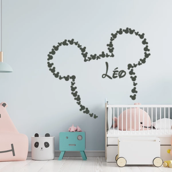 Sticker Léo Tête Mickey