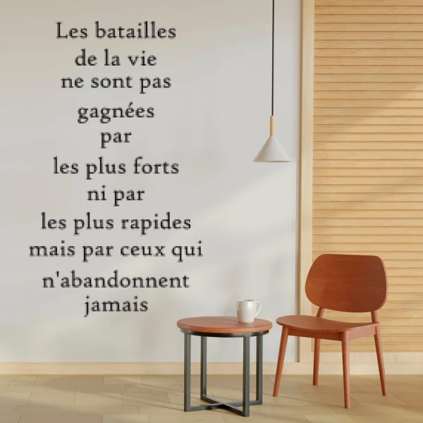 Sticker Les batailles de la vie 2...