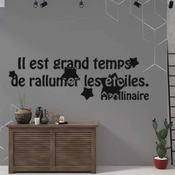 Sticker Les étoiles - Apollinaire 2