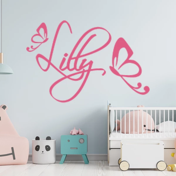 Sticker Lilly Papillons