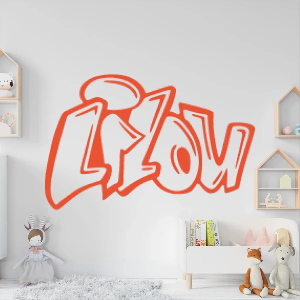 Sticker Lilou Graffiti