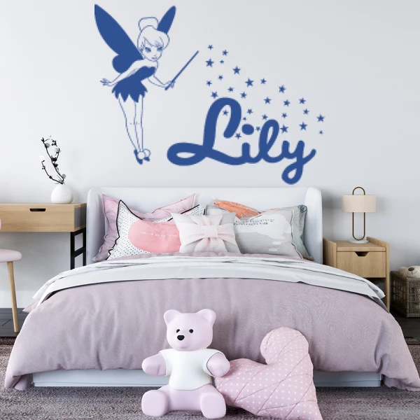 Sticker Lily Fée Clochette Etoiles