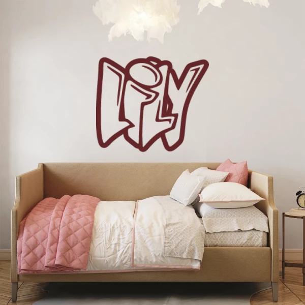 Sticker Lily Graffiti