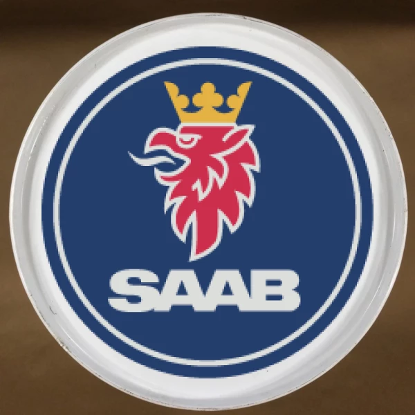 Sticker Logo Saab Rond- Imprimé