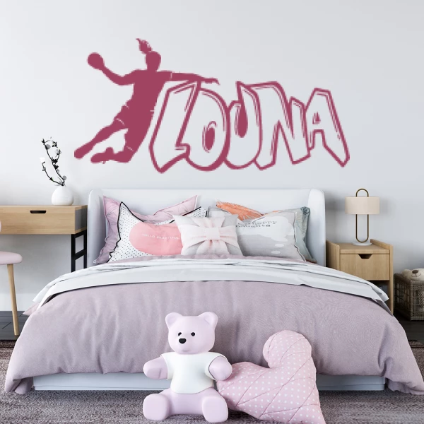 Sticker Louna Graffiti Handball