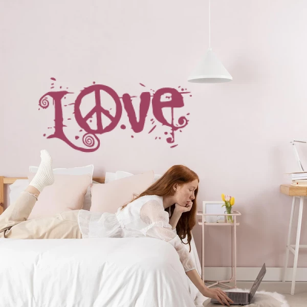 Sticker Love Peint