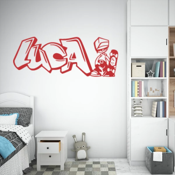 Sticker Luca Graffiti Skater