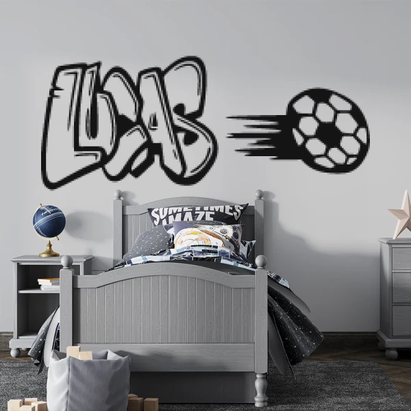 Sticker Lucas Graffiti Foot