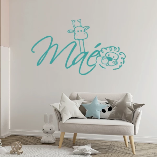 Sticker Maé Script Savane