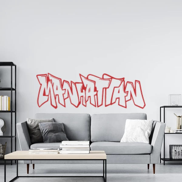 Sticker Manhattan Graffiti