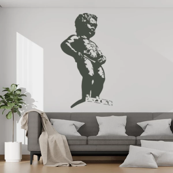 Sticker Manneken Pis