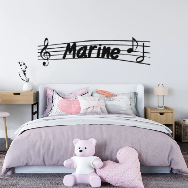 Sticker Marine Musique