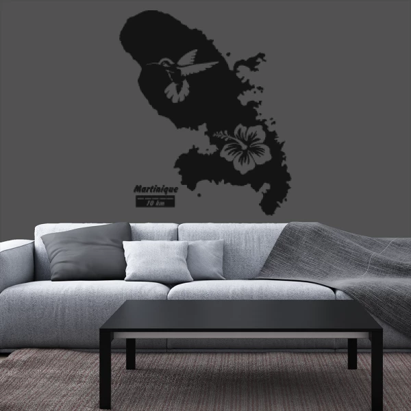 Sticker Martinique - Carte 2