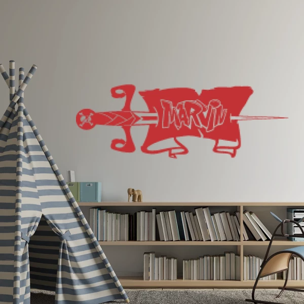 Sticker Marvin Graffiti Pirate