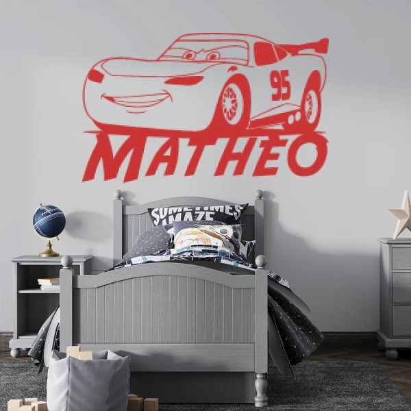 Sticker Mathéo Cars