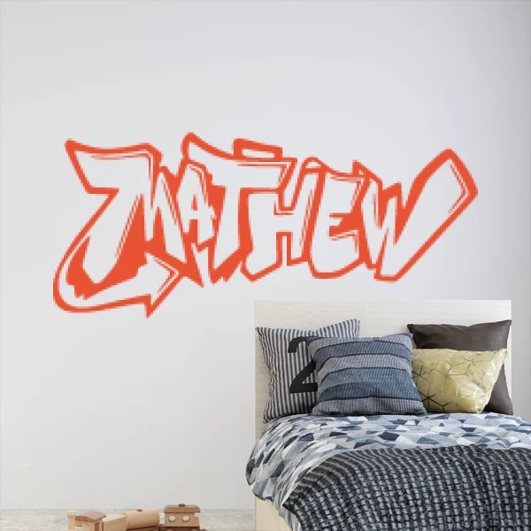 Sticker Mathew Graffiti