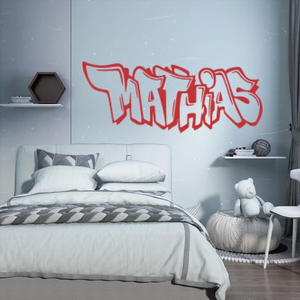 Sticker Mathias Graffiti