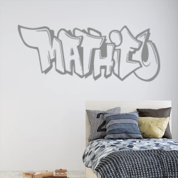 Sticker Mathieu Graffiti