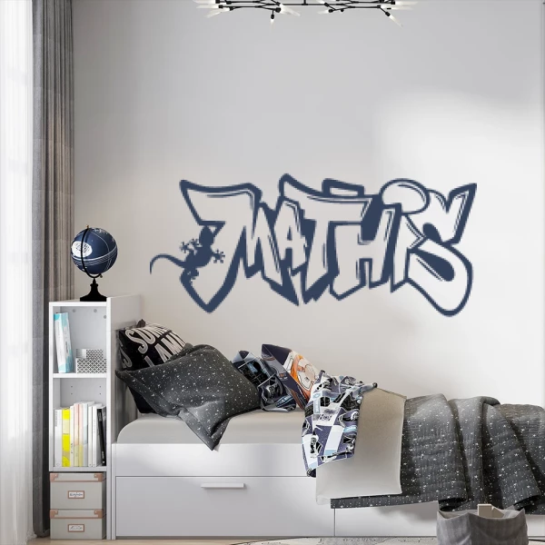 Sticker Mathis Graffiti Lézard