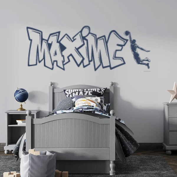 Sticker Maxime Graffiti Basketball