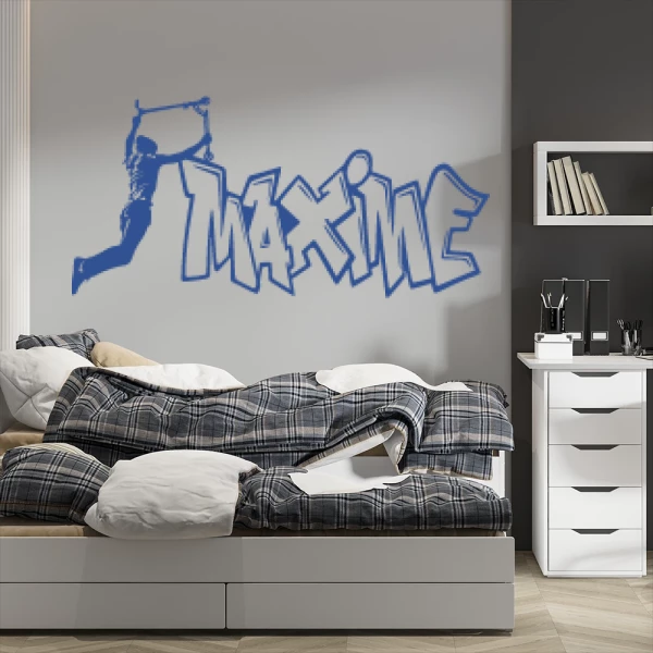 Sticker Maxime Graffiti Trottinette
