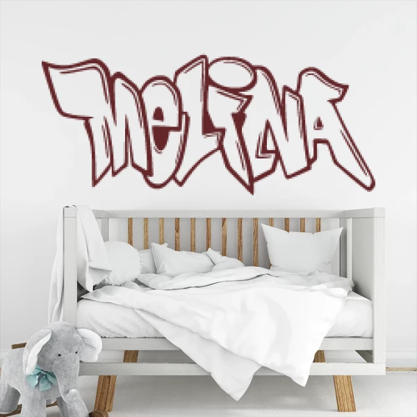 Sticker Melina Graffiti