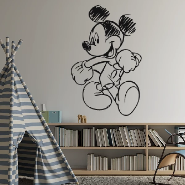 Sticker Mickey Esquisse