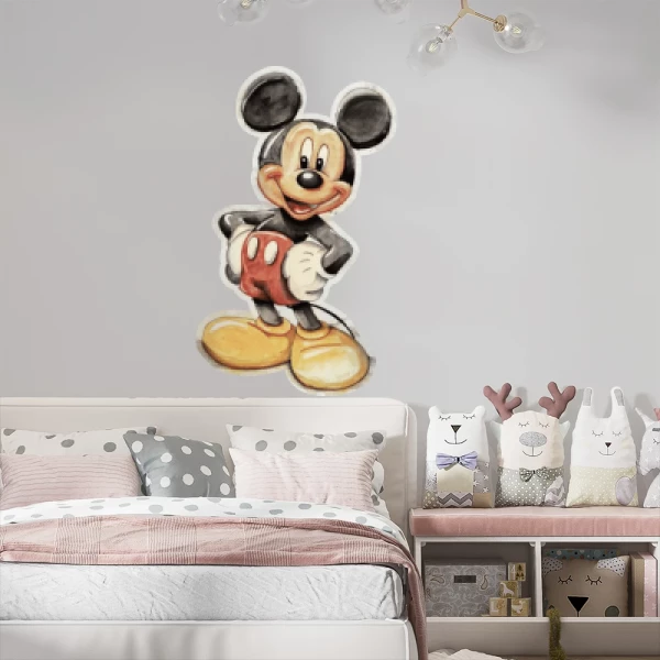 Sticker Mickey Water Color Imprimé