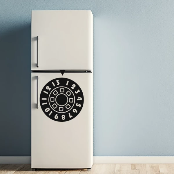 Sticker Molette Coffre Fort