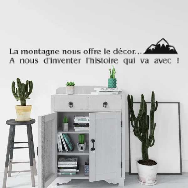 Sticker Montagne Décor