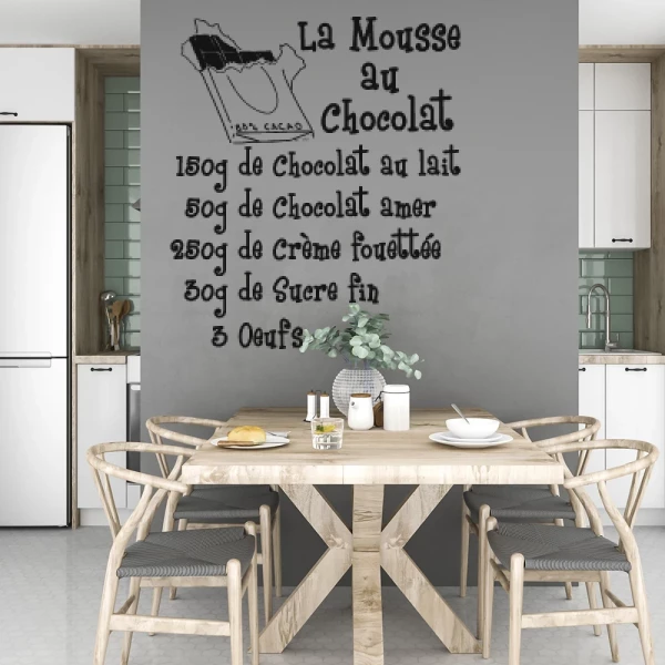 Sticker Mousse au Chocolat - Condensée