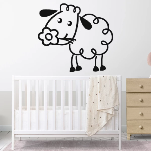 Sticker Mouton Gribouille 1
