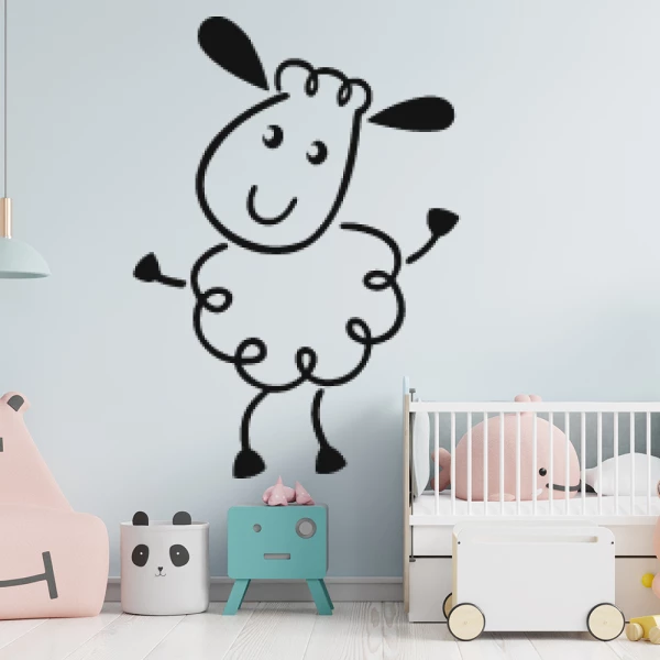 Sticker Mouton Gribouille 3