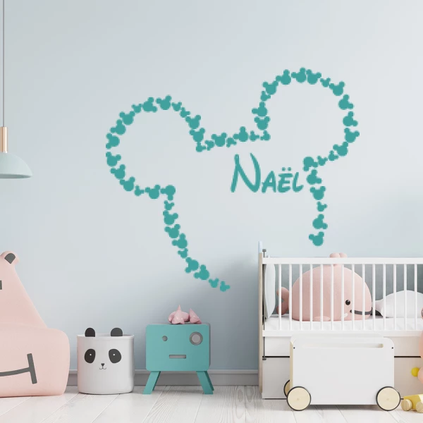 Sticker Naël Tête Mickey