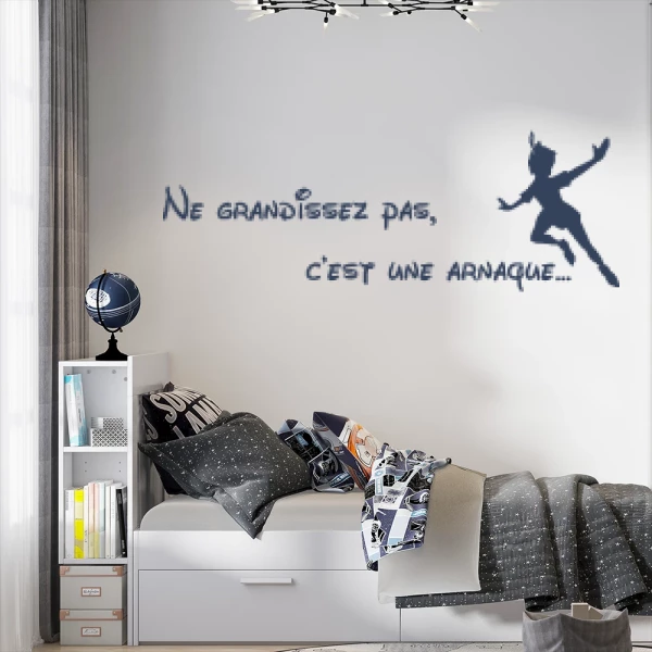 Sticker Ne grandissez pas - Disney