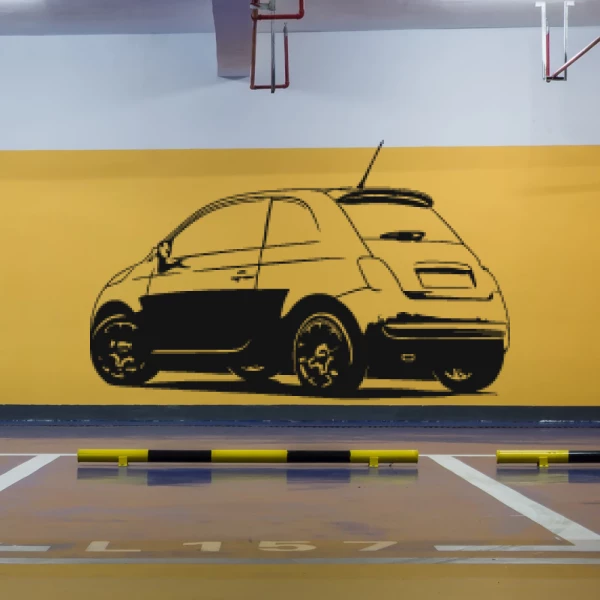 Sticker New Fiat 500